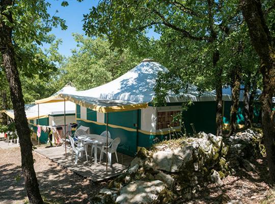 מלון Crayssac Camping Les Reflets Du Quercy מראה חיצוני תמונה